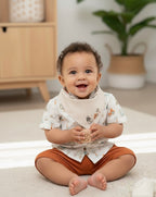 City Muslin Set – 3-Piece Organic Muslin Baby Outfit