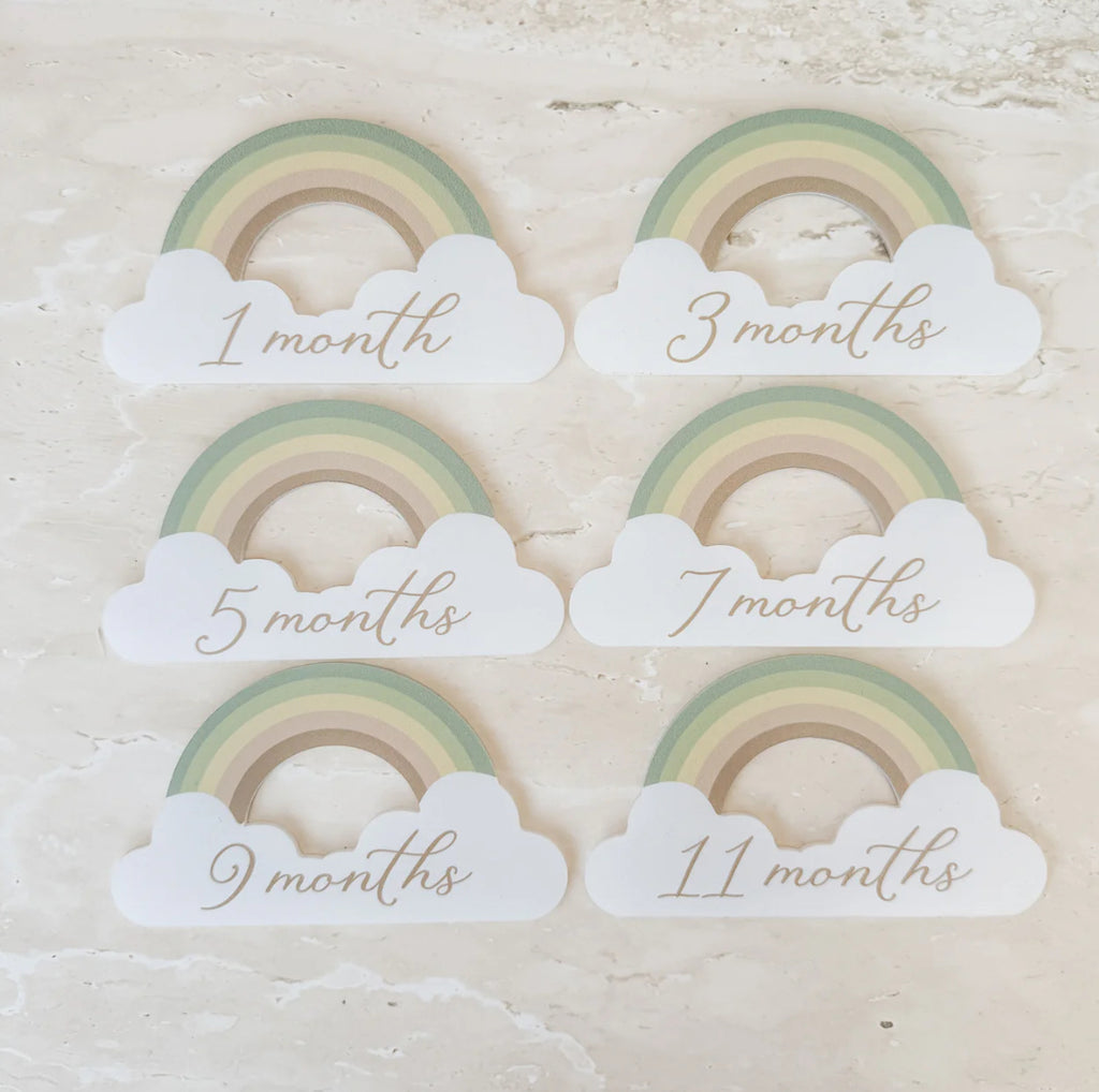 Rainbow Baby Milestone Collection