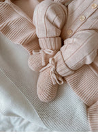 Mini Knit Booties - Pink Lemonade