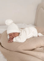 Mini Knit Beanie - Milk