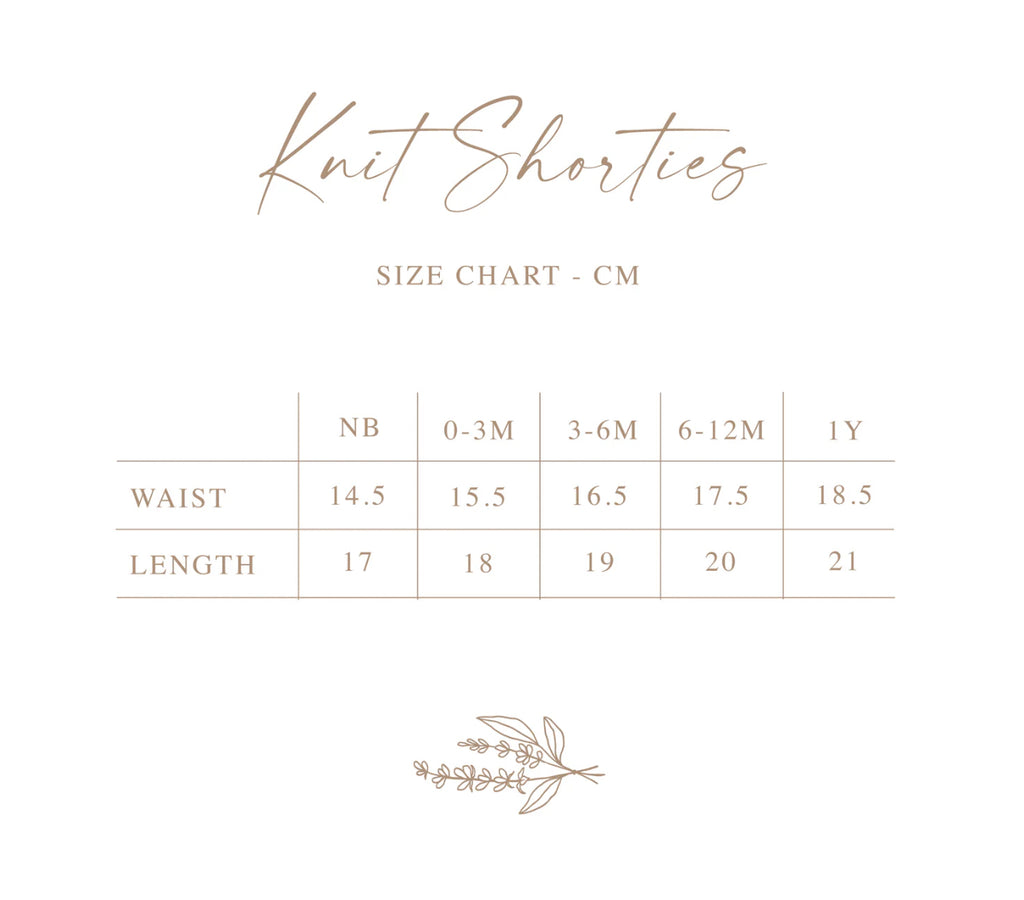 Mini Knit Shorties