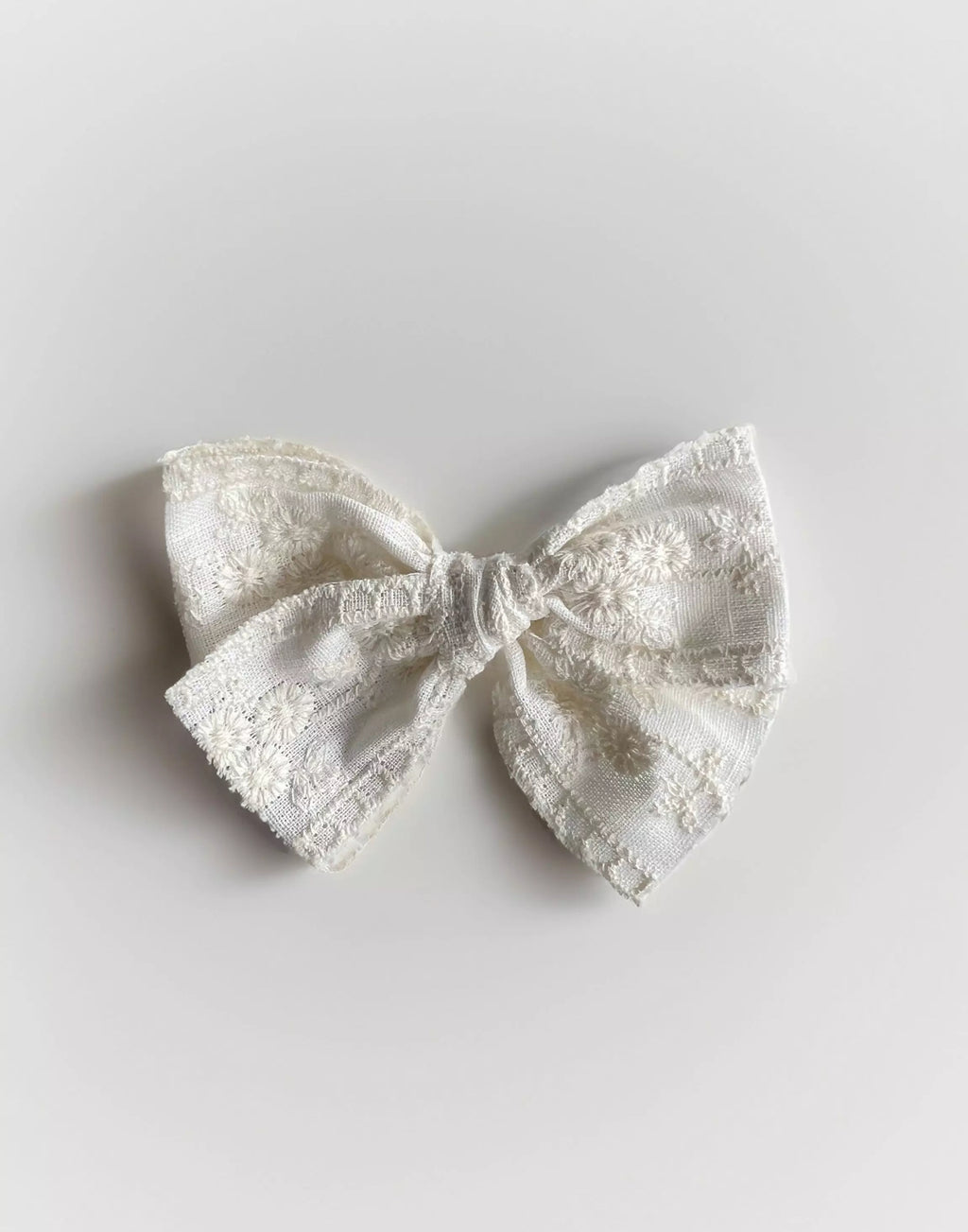 Embroidered Lace Bow
