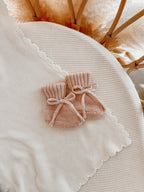 Mini Knit Booties - Pink Lemonade