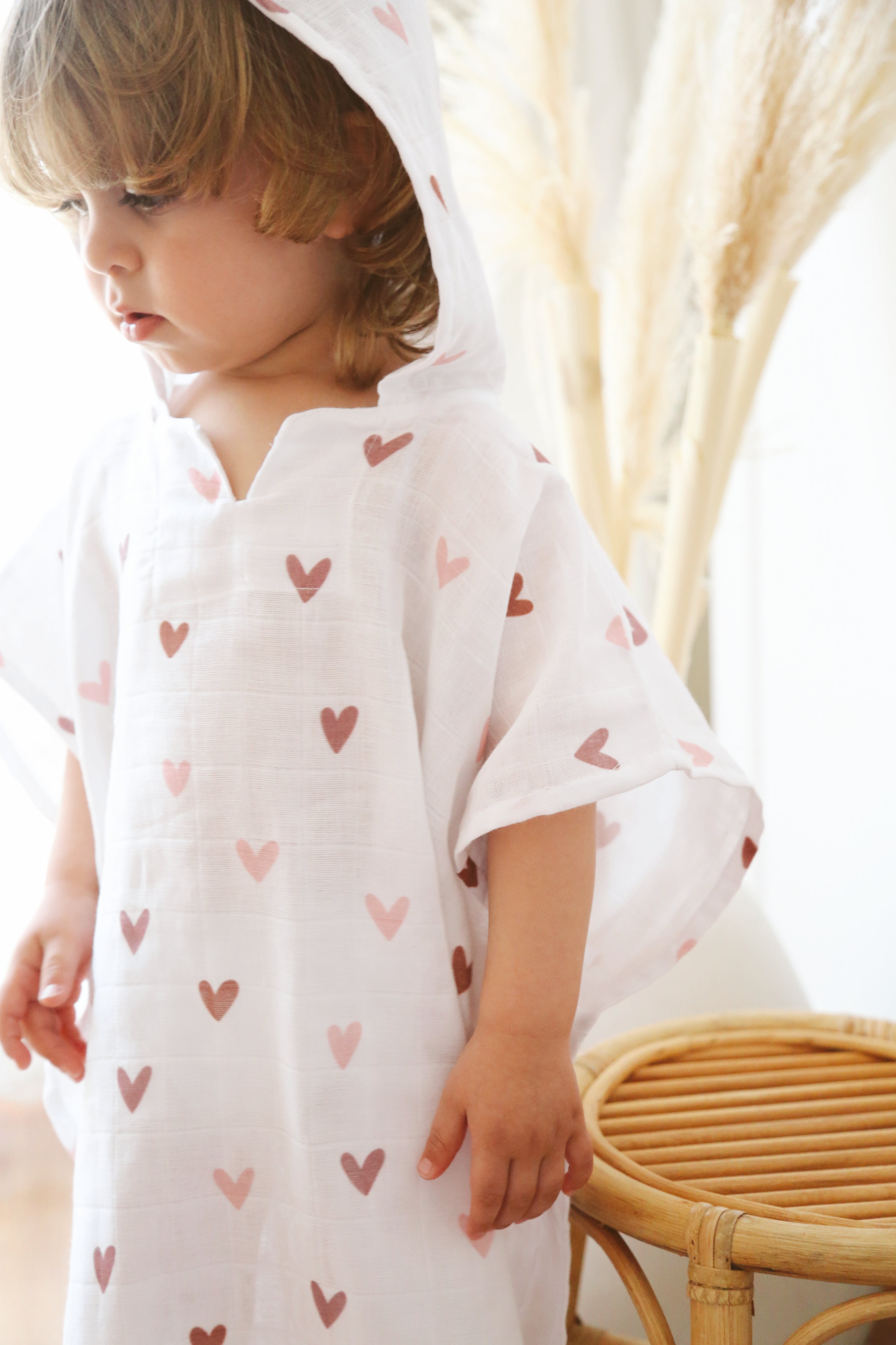 L'Amour Hooded Poncho