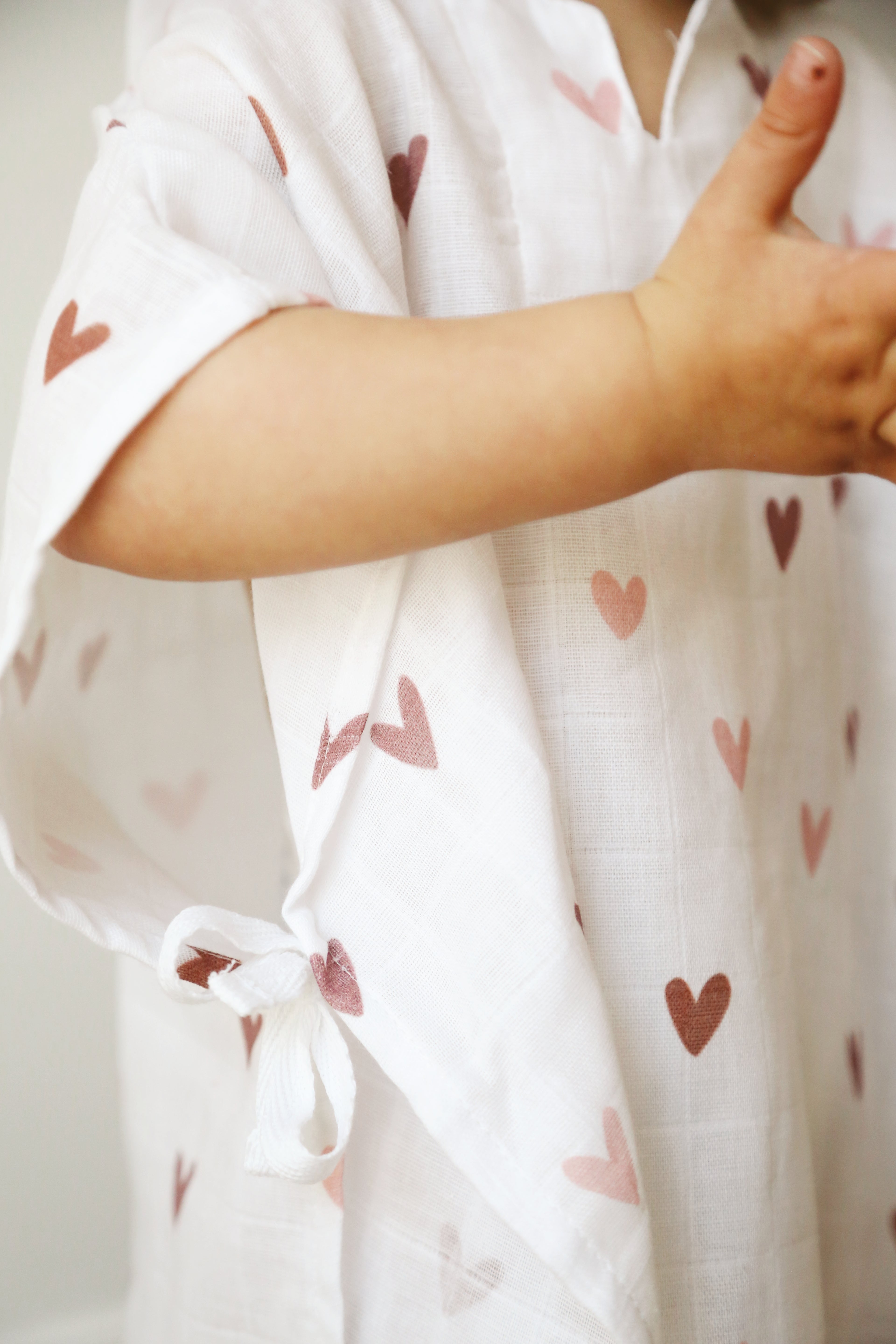 L'Amour Hooded Poncho