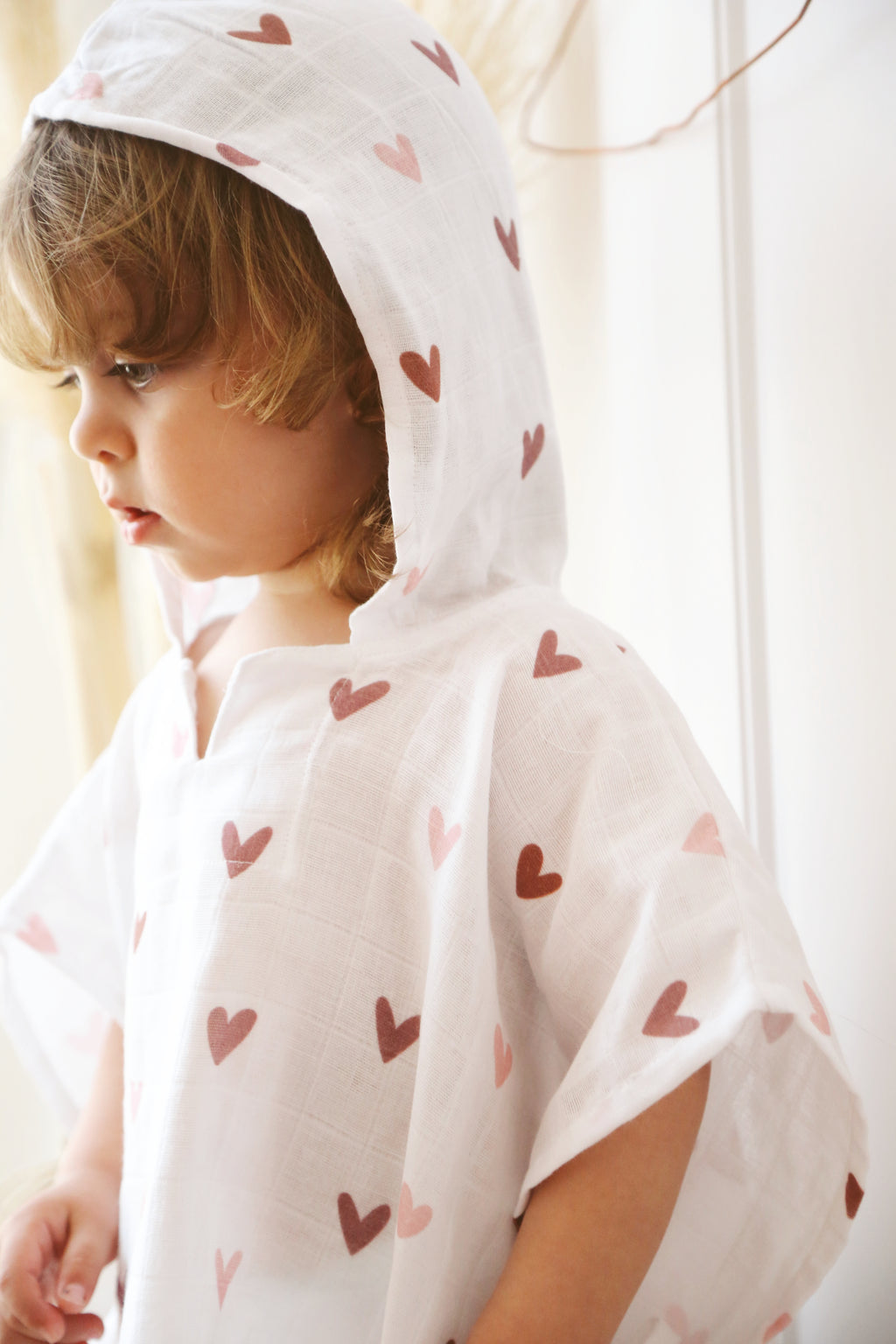 L'Amour Hooded Poncho