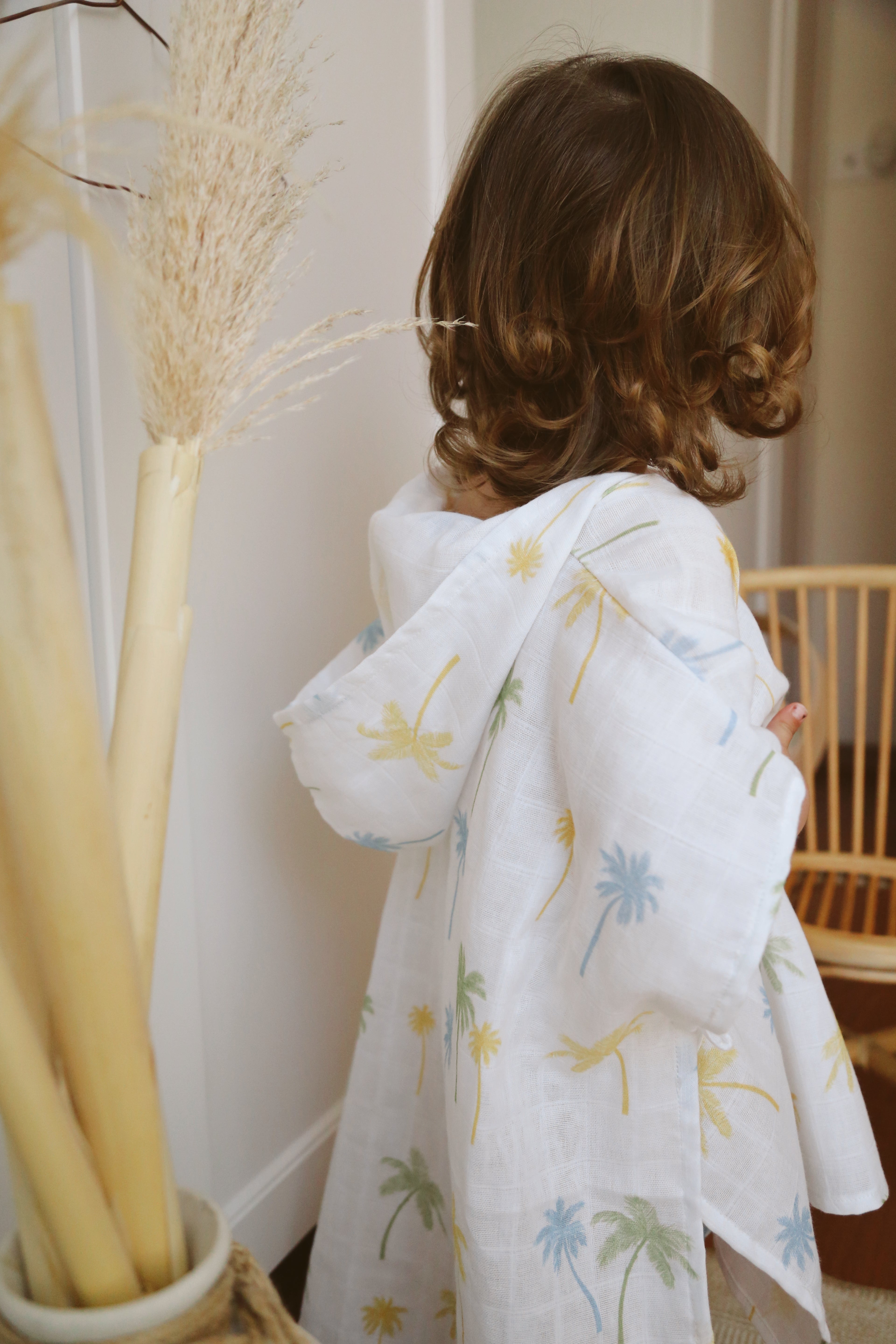 The Palms Muslin Poncho