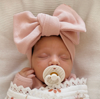 Cotton Topknot - Dusty Pink
